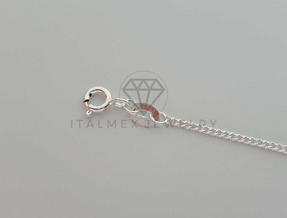 Pulsera de Lujo - 101966 - Diseño Cubana 3mm Plata Fina .925