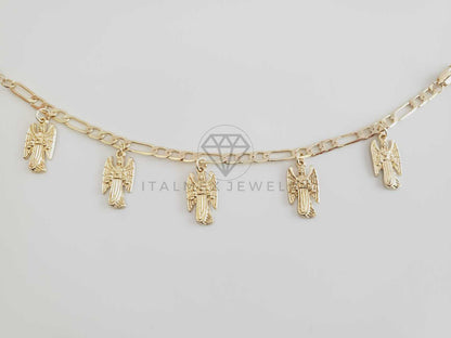 Pulsera Elegante - 102674 - Diseño Arcángel Uriel Oro Laminado 18K