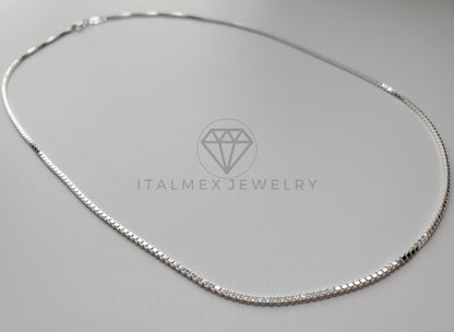 Cadena Box 1.5mm Plata .925