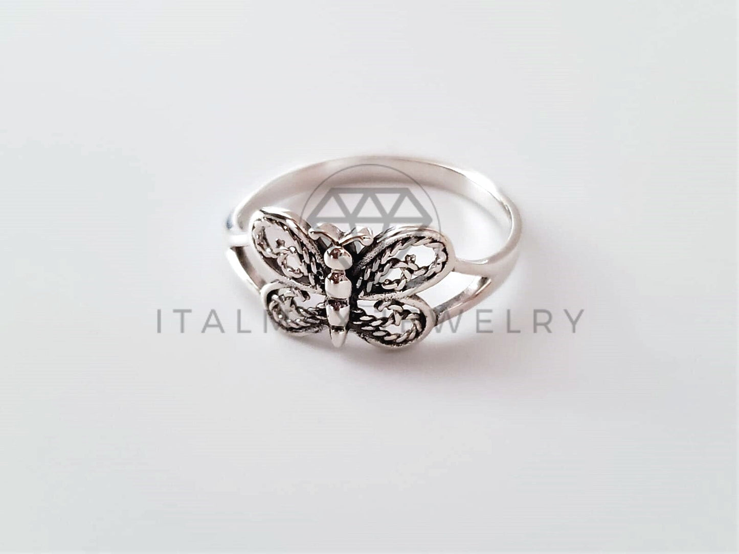 Anillo de Dama - 104463 - Anillo Mariposa Filigrana en Plata .925