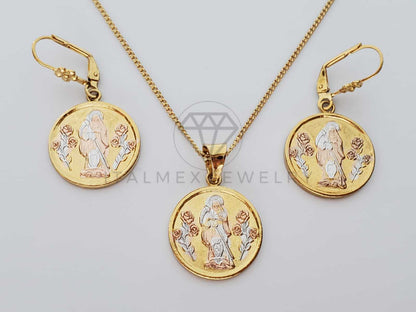 Juego de Lujo - 100946 - Diseño de Moneda la Santa Muerte Oro Laminado 18K